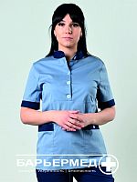 Блуза женская, серия "Медик", модель 1, ТИСИ сорочечная
