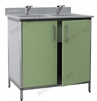 ДМ-1-011-08 Стол-тумба лабораторный с двумя мойками