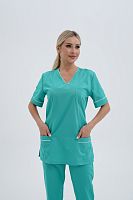 Блуза женская, серия "Медик", модель 11, ТИСИ сорочечная