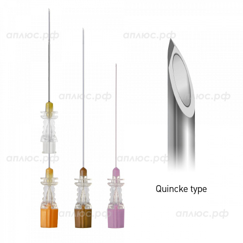 Игла для спинальной анестезии, Quincke (Квинке), 20G×3” (0.9×75 мм), MEDEREN