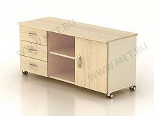 МЕТ Modern М34.4+М35.18+М58.18 Широкая выкатная тумба