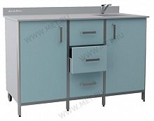 ДМ-3-011-13 Стол-тумба лабораторный с мойкой