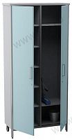 ДМ-3-001-27 Шкаф лабораторный двухсекционный с двумя колесами сзади (900-400-1900)