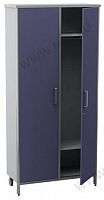 ДМ-4-001-29 Шкаф лабораторный двухсекционный с двумя колесами сзади (90*190*40 см)