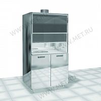 МЕТ-S51 (100*73.5*190)Вытяжной шкаф из нержавеющей стали