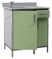 ДМ1-011-06 Лабораторный стол-тумба с мойкой