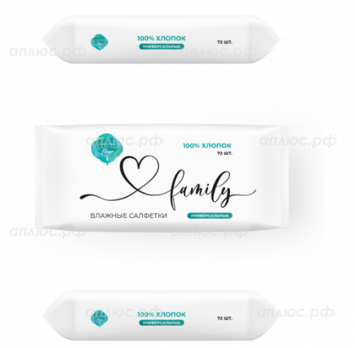 Cotto Fleur 100% cotton, универсальные, 72 шт. Cotto Fleur 100% cotton, универсальные, 72 шт.